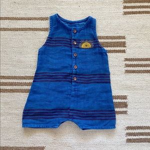 NWOT Bobo Choses Striped Tank Playsuit